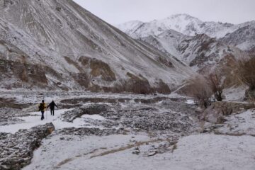 Snow trek in ladakh