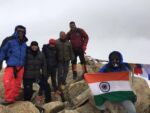 The LAFL team on summit of Mentok Kangri 1 Mentok Kangri 1 Expedition 2016