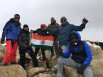 The summit team at 6270m. Mentok Kangri Expedition 2016