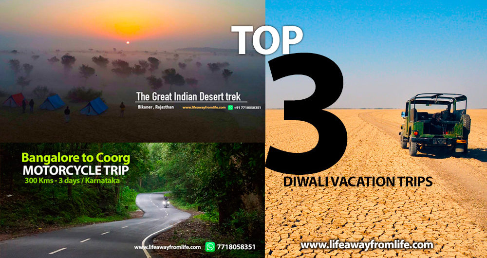 Top 3 most popular diwali trips